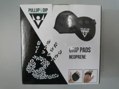 Pullup & Dip | ネオプレングリップパッド | ジム | トレーニンググローブ 筋トレ用グローブ | ウェイトリフティング | パワーリフティング | 自重トレーニング用の グローブ| スリップ防止【アウトレット】【箱汚れ特価】のサムネイル