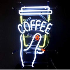 オリジナル　ネオンサイン お洒落なCoffeeカップ 存在感抜群 インパクト大 カフェ インテリア アート看板 店内装飾 NEON SIGN ルームデコレーション 雰囲気作り　ネオン管　オーダーメイド