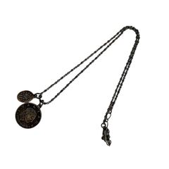 BEAMS】美品 シルバーネックレス 925刻印 スマイルコインモチーフ