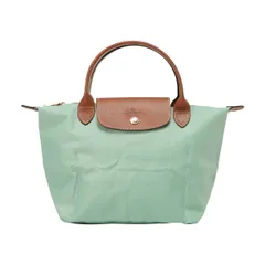 【LONGCHAMP】LE PLIAGE オリジナル S ハンドバッグ セラドン Le Pliage Original S Handbag Celadon - Recycled canvas