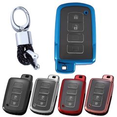 トヨタ TPU ソフト スマートキーケース キーカバー キーホルダー プリウスa 40系後期 ハリアー60系 シエンタ170系 SCパッケージ アルファード30系 ヴェルファイア30系 ヴォクシー80系 ノア80系 エスクァイア オーリス180系  カムリ