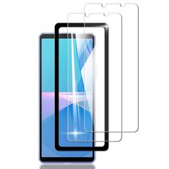 【即日発送】III Lite Lite Lite III 用の 用の 用の 保護フィルム【ガイド枠付き III IV/10 IV/10 日本旭硝子素材製 III/10 III/10 10 硬度9H】高透過率 10 エクスペリア フィルム 飛散防止 XQ-BT4