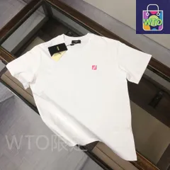 【本日限定特価】FENDI クルーネックTシャツ - 高品質コットンで快適な着心地 [本日特価|新品未使用品]-WT0輸入