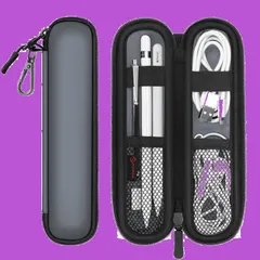 【特価商品】Fintie Apple Pencil ケース バッグ 収納ケース 柔らかいネオプレン製 紛失防止ポケット ゴムバンド固定 Apple Pencil (USB-C) / Apple Pencil 第1/2 世代 Pencil 用 収納 保護ケース(