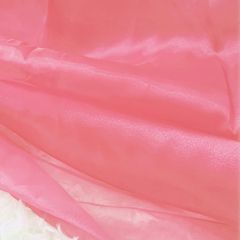 新品 moonfarm 選べる19色 高光沢 オーガンジー 生地 5ｍ×幅150cm 手芸 カラー 無地 布 (ピンク)