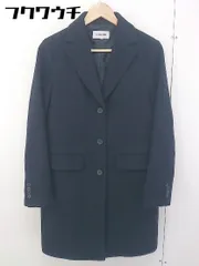 ◇ GLOBAL WORK グローバルワーク 長袖 チェスターコート サイズL ネイビー レディース  【中古】 【1201170005546】