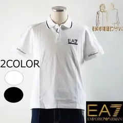 EA7 エンポリオ アルマーニ EA7 EMPORIO ARMANI 半袖ポロシャツ 3dpf19-pj04z20代 30代 40代 50代 ホワイト ブラック メンズ カジュアル プレゼント ギフト 紳士 イタリア 新品