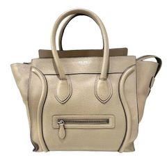 セリーヌ ラゲージ ミニ デューン レザー トートバッグ CELINE