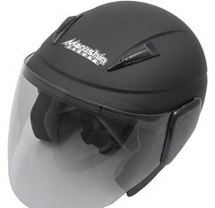 ★【新品未使用】 Marushin セミジェットヘルメット M-520 マットブラック フリーサイズ(57-60cm未満)