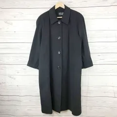 肌触りやわらか★カシミヤ100%★ベルタボーノ★ステンカラーコート【M/黒】シンプル/ビジネス/高級感/冠婚葬祭/レディース/秋冬◆T01<sale>のサムネイル