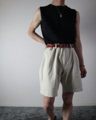 Polo Ralph Lauren wide classic chino shorts white ポロ ラルフローレン ワイド クラシック チノ ショーツ ハーフパンツ 白系 W40