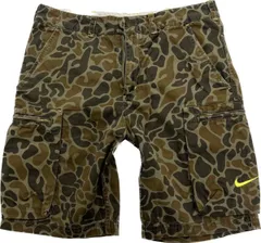 NIKE ☆ カモフラ ショーツ ショートパンツ ハーフパンツ 迷彩 ブラウン W28 メンズ S スポーツ タウンユース 街着にも◎ ナイキ■JS620