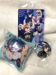 にじさんじ　くら寿司　魁星　カード・缶バッジ・クッションチャームセット