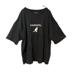 カンゴール　半袖　Tシャツ【M】黒 ロゴプリント トップス 定番 クルーネック