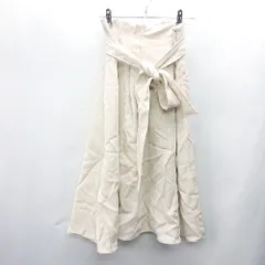 ◇ ◎ Θ anatelier アナトリエ 膝下丈 フレア スカート サイズ38 ベージュ系 レディース E  【1409100042979】