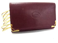 □美品□ Cartier カルティエ マストライン レザー 6連 キー