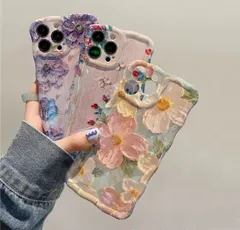 iPhoneケース スマホケース iPhoneカバー スマホカバー 衝撃防止 花柄 水彩画 華やか 可愛い お洒落 レトロ 大人