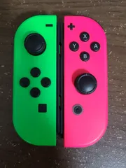 純正 Switchコントローラー Joy-Con ジョイコン LR ネオングリーン ネオンピンク