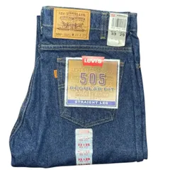 90s Levi’s 505 デッドストック  オレンジタブ ｜USA製 W33 L29（実寸W83cm L75cm）