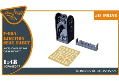【新品】プラモデル 1/48 F-86A セイバー 初期型射出座席 (クリアープロップ!用) ディティールアップパーツ [CPUA48047]