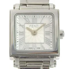 稼動品　FENDI フェンディ　スクエア　クアドロ　ロゴバングル　腕時計 稼動品FENDI フェンディスクエアクアドロロゴバングル腕時計