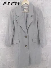 ■ DOUBLE NAME ダブルネーム 長袖 チェスター コート サイズF グレー レディース  【中古】 【1002802267826】のサムネイル