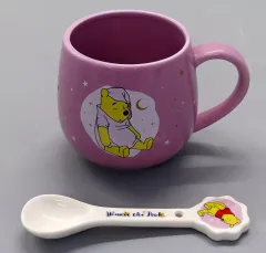 【中古】マグカップ･湯のみ プーさん おやすみマグカップ＆スプーンセット 「一番くじ くまのプーさん Colorful Dreams」 C賞