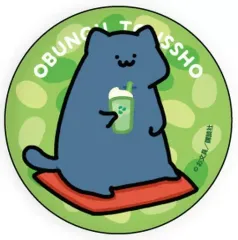 【中古】バッジ・ピンズ 猫さん(仙台) 「お文具といっしょ 缶バッジ 12.描き下ろしイラスト」