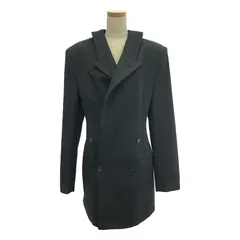 KEISUKEYOSHIDA / ケイスケヨシダ | 変形 カットアウト シングルブレスト ロングジャケット | M | ブラック | レディース