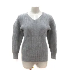 バンヤードストーム BARNYARDSTORM ニット セーター Vネック ウール 長袖 0 S グレー /MS