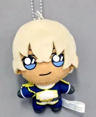 【中古】ぬいぐるみマスコット・ぬいぐるみバッジ 安室透 ぬいぐるみマスコット 「セガラッキーくじ 名探偵コナン -ZERO COLLECTION-」 3等賞