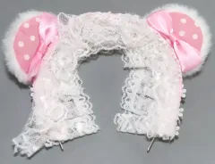 【中古】ぬいぐるみ くま耳カチューシャ(ピンク) ぬいぐるみ用衣装 「DMMスクラッチ! 推し活グッズ～くま耳シリーズ～」 D-1賞