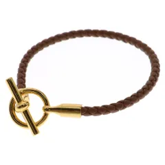 極美品✨HERMES グレナン ブレスレット ダークグリーン×ゴールド金具 極美品✨HERMES グレナン ブレスレット ダークグリーン×ゴールド