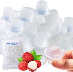 ソルティライチゼリー 50個 夏季 塩分補給 糖分補給 おやつ お菓子 デザート 国内製造 一口サイズ 大容量 常温 ゼリー