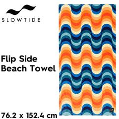ビーチタオル バスタオル SLOWTIDE スロータイド Flip Side Beach Towel STRP045 日本代理店正規品