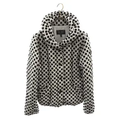 ARMANI JEANS (アルマーニ ジーンズ) ドット ショールカラー パディング ショート ジャケット グレーのサムネイル