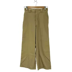 ディッキーズ Dickies ハイウエストセンタープレスワイドチノパンツ レディース  M