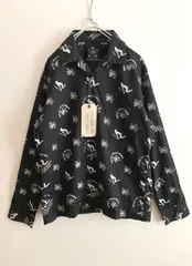 未使用品❗️ DEUS EX MACHINA × ADDICT CLOTHES    長袖 総柄 オープカラーシャツのサムネイル