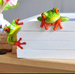 【海外製輸入品】2体セット カエルの置物 蛙