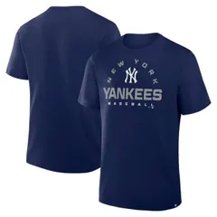 【送料無料】 ファナティクス メンズ Tシャツ トップス Men's Fanatics Navy New York Yankees Clubhouse Legacy Primary Play T-Shirt Ynk Navy