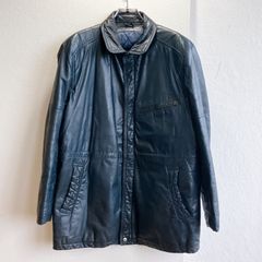 ニューナップ NEW NAP レザージャケット リアルレザー 本革 大きめ オーバーサイズ vintage ビンテージ ヴィンテージ 古着 昭和レトロ 90s オールド キルティング