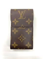 LOUIS VUITTON ルイ・ヴィトン モノグラム エテュイ・シガレット M63024 タバコケース シガレットケース ブラウン フランス製