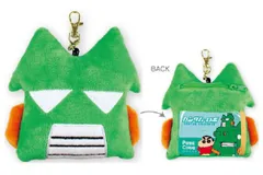 ティ 【送料無料】【クレヨンしんちゃん】ぬいぐるみパスケース付きポーチ【カンタム・ロボ】【しんのすけ】【アニメ】【漫画】【映画】【ポーチ】【ケース】【小物入れ】【収納】【カード入れ】【定期入れ】【雑貨】【グッズ】【かわいい】