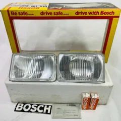 【未使用】ボッシュ ヘッドライト SBQ46H 6.5×4インチ　角型4灯式　No1（上向内側）ハロゲンH1バルブ2個　ワンタッチハーネス1セット付のサムネイル