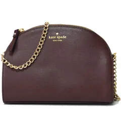 ケイトスペード バッグ katespade レザー チェーン 斜め掛け ショルダー バッグ ブラウン 5519