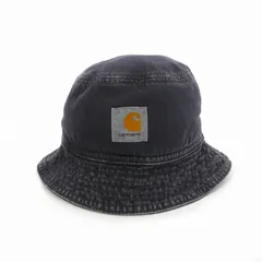 カーハート carhartt GARRISON BUCKET HAT ギャリソンバケットハット ガーメントダイ 加工 M-L 黒 ブラック