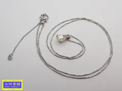 PT850/PT900 プラチナ ダイヤペンダント ベネチアンチェーンネックレス 43cm 1.005ct Lカラー I-1クラリティ GOODカット 3.20g 中古A- 【送料無料】 C-9198【質屋出品】