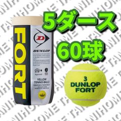 DUNLOP FORT ダンロップ フォート（プレッシャーライズド テニスボール） 30缶　60球