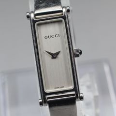 569 稼動 GUCCI 時計 レディース 1500L シルバー ブレスウォッチ