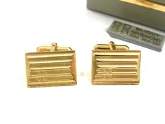 GIVENCHY ジバンシィ カフスボタン カフリンクス アクセサリー 紳士 ビジネス メンズ ゴールド系 DJ2205 冠婚葬祭 結婚式 葬式のサムネイル